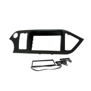 Moldura 2DIN Kia Picanto Preta