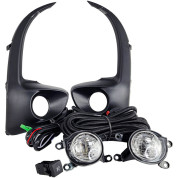 KIT YARIS 2022 FAROL LED MOLDURA PRETA BOTAO