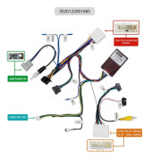 Kit Chicote Frontier Canbus adap. Antena USB