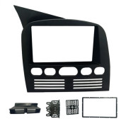 MOLDURA 2 DIN FIAT PALIO, SIENA, STRADA,  PRETA